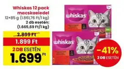 Interspar Whiskas 12 pack macskaeledel ajánlat