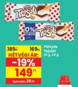 Interspar Pöttyös Tejsüti ajánlat