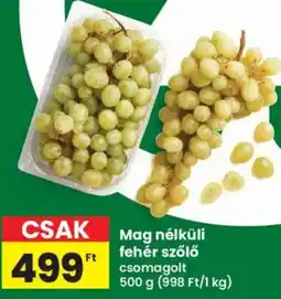 Interspar Mag nélküli fehér szőlő ajánlat