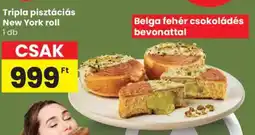 Spar Market Tripla pisztáciás New York roll ajánlat