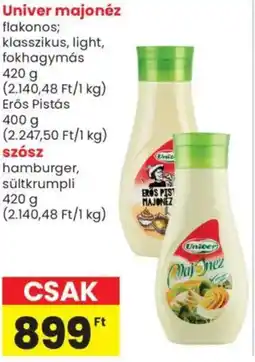 Spar Market Univer majonéz ajánlat