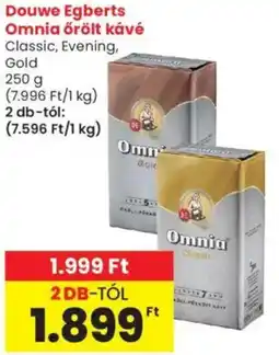 Spar Market Douwe Egberts Omnia őrölt kávé ajánlat
