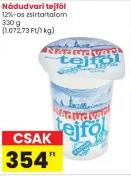 Spar Market Nádudvari tejföl ajánlat