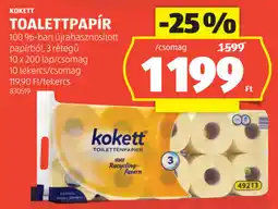 ALDI Kokett toalettpapír ajánlat