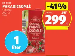 ALDI Rio d'Oro paradicsomlé ajánlat