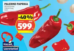 ALDI Palermo paprika ajánlat