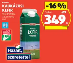 ALDI Milsani Kaukázusi kefir ajánlat