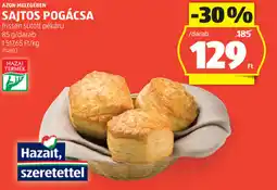 ALDI Azon Melegében Sajtos pogácsa ajánlat