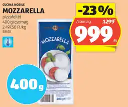 ALDI Cucina Nobile Mozzarella ajánlat