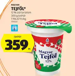 ALDI Magyar tejföl ajánlat