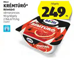 ALDI Milli Krémtúró ajánlat