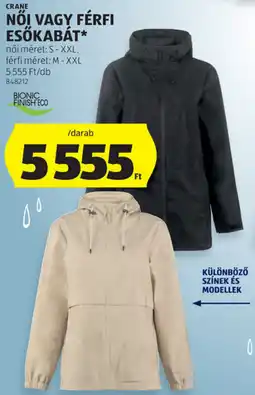 ALDI Crane női, férfi esőkabát ajánlat