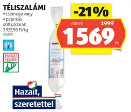 ALDI Téliszalámi ajánlat