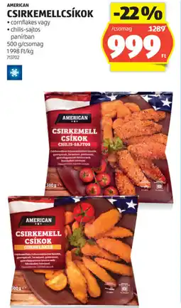 ALDI American Csirkemellcsíkok ajánlat