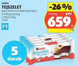 ALDI Kinder tejszelet ajánlat