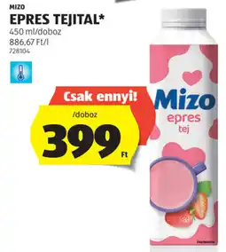 ALDI Mizo Epres tejital ajánlat