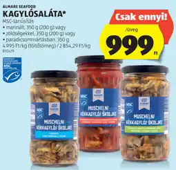 ALDI Almare Seafood kagylósaláta ajánlat
