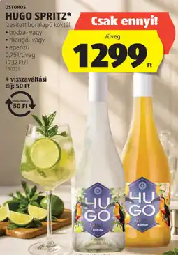 ALDI Ostoros Hugo Spritz ajánlat