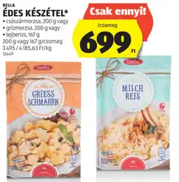 ALDI Bella édes készétel ajánlat