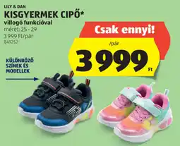 ALDI Lily & Dan Kisgyermek cipő ajánlat