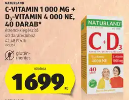 ALDI Naturland C-vitamin, D₂-vitamin ajánlat