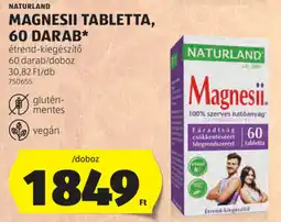 ALDI Naturland Magnesii tabletta ajánlat