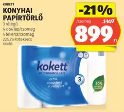 ALDI Kokett Konyhai papírtörlő ajánlat