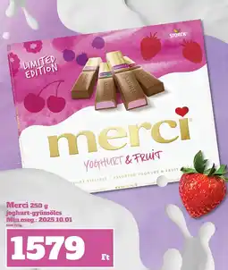 Vil-For Merci joghurt-gyümölcs ajánlat
