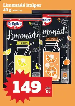 Vil-For Dr. Oetker Limonádé italpor ajánlat
