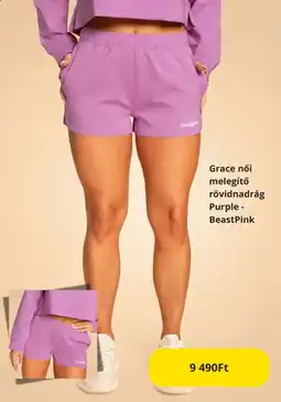 GymBeam Grace női melegítő rövidnadrág Purple - BeastPink ajánlat