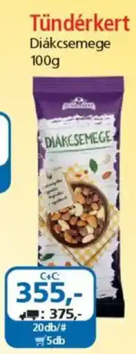 ÁRKLUB Tündérkert Diákcsemege ajánlat