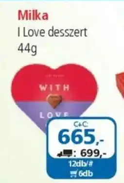 ÁRKLUB Milka I Love desszert ajánlat