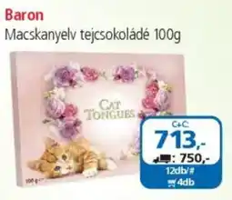 ÁRKLUB Baron Macskanyelv tejcsokoládé ajánlat