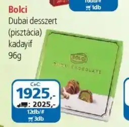 ÁRKLUB Bolci Dubai desszert ajánlat