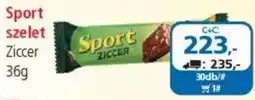 ÁRKLUB Sport szelet Ziccer ajánlat