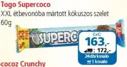 ÁRKLUB Togo Supercoco XXL étbevonóba mártott kókuszos szelet ajánlat
