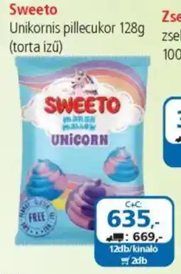 ÁRKLUB Sweeto Unikornis pillecukor ajánlat