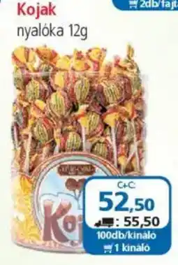 ÁRKLUB Kojak nyalóka ajánlat