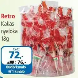 ÁRKLUB Retro Kakas nyalóka ajánlat