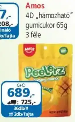 ÁRKLUB Amos 4D „hámozható" gumicukor ajánlat