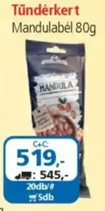 ÁRKLUB Tündérkert Mandulabél ajánlat