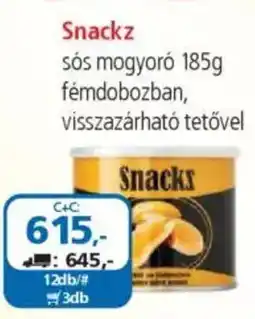 ÁRKLUB Snackz sós mogyoró ajánlat