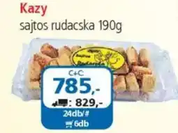 ÁRKLUB Kazy sajtos rudacska ajánlat