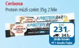 ÁRKLUB Cerbona Protein müzli szelet ajánlat