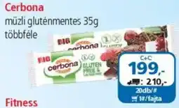 ÁRKLUB Cerbona müzli gluténmentes ajánlat