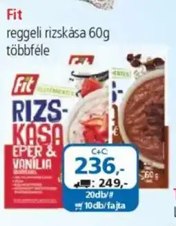 ÁRKLUB Fit reggeli rizskása ajánlat