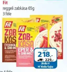 ÁRKLUB Fit reggeli zabkása ajánlat