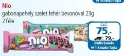 ÁRKLUB Nio gabonapehely szelet fehér bevonóval ajánlat