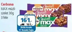 ÁRKLUB Cerbona MAX müzli- szelet ajánlat