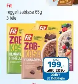 ÁRKLUB Fit reggeli zabkása ajánlat